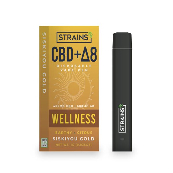 CBD + Delta 8 THC Siskiyou Gold Vape Pen
