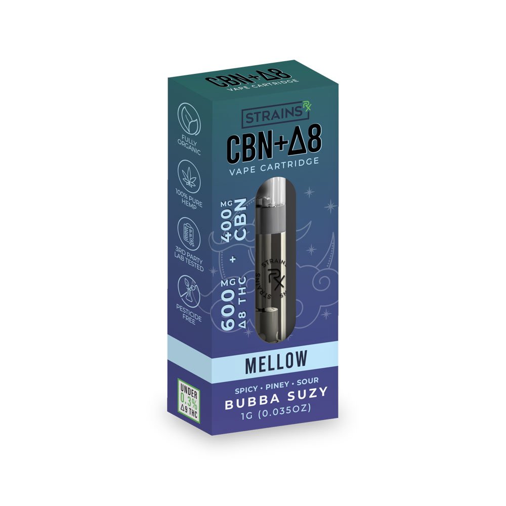 CBN + Delta 8 THC Bubba Suzy Vape Cartridge