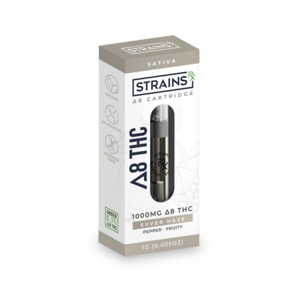 Delta 8 THC Suver Haze Vape Cartridge