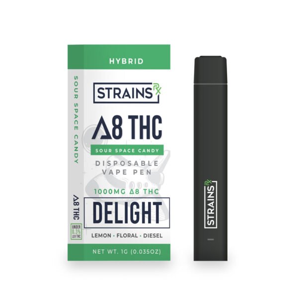 Delta 8 THC Sour Space Candy Disposable Vape Pen