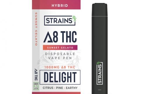 Delta 8 THC Sunset Gelato Disposable Vape Pen