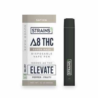 Delta 8 THC Disposable Vapes - Suver Haze (Sativa)