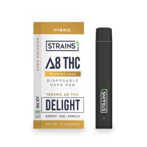 Delta 8 THC Disposable Vapes - Wedding Cake (Hybrid)