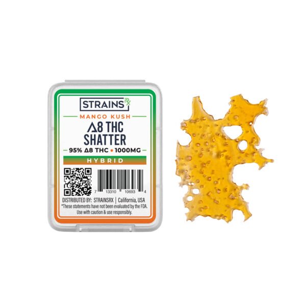 Delta 8 THC Mango Kush Shatter