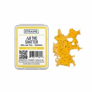 Delta 8 THC Shatter - Siskiyou Gold (Hybrid)