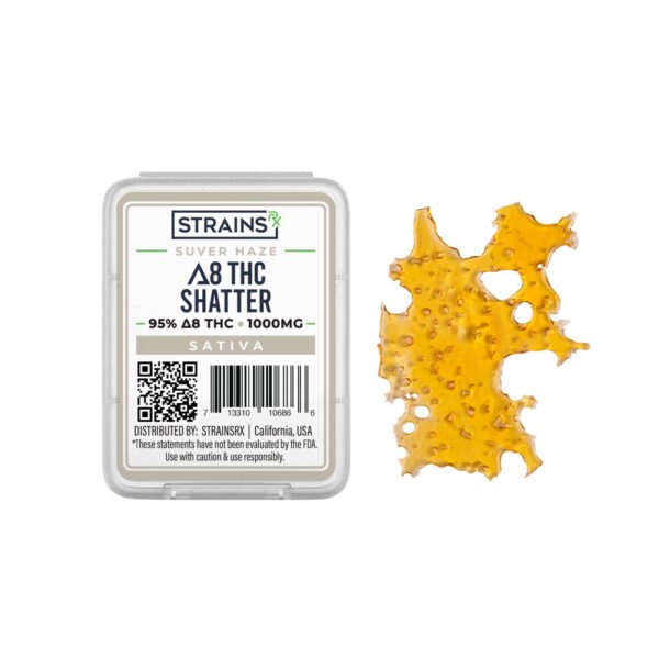 Delta 8 THC Suver Haze Shatter