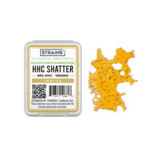 HHC Shatter - Garlic Breath (Indica)