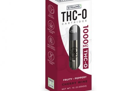 THC-O Cherry Wine Vape Cartridge