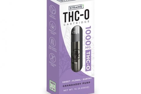 THC-O Grandaddy Purp Vape Cartridge