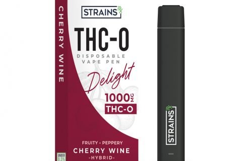 THC-O Cherry Wine Disposable Vape Pen