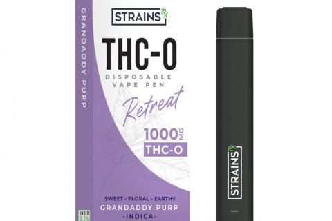 THC-O Grandaddy Purp Disposable Vape Pen