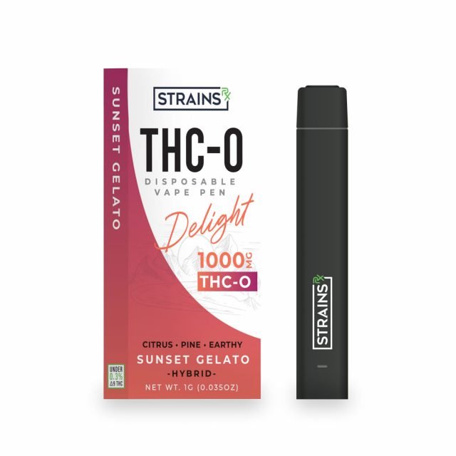 THC-O Sunset Gelato Disposable Vape Pen