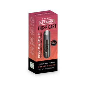 THC-P Vape Cartridge - Sunset Gelato (Hybrid)