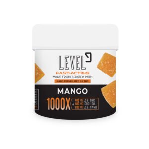 Delta 9 THC (Level 9) Mango Nano Fast-Acting Gummies